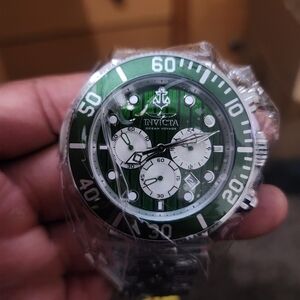 Invicta Green Dial Ocean Voyage Watch 51mm